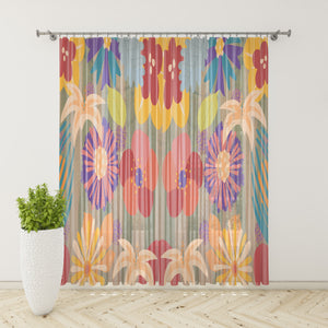 Memphis Floral Window Curtains 
