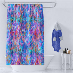 Wild Shibori Shower Curtain Bath Towel Bath Mat Build a Set