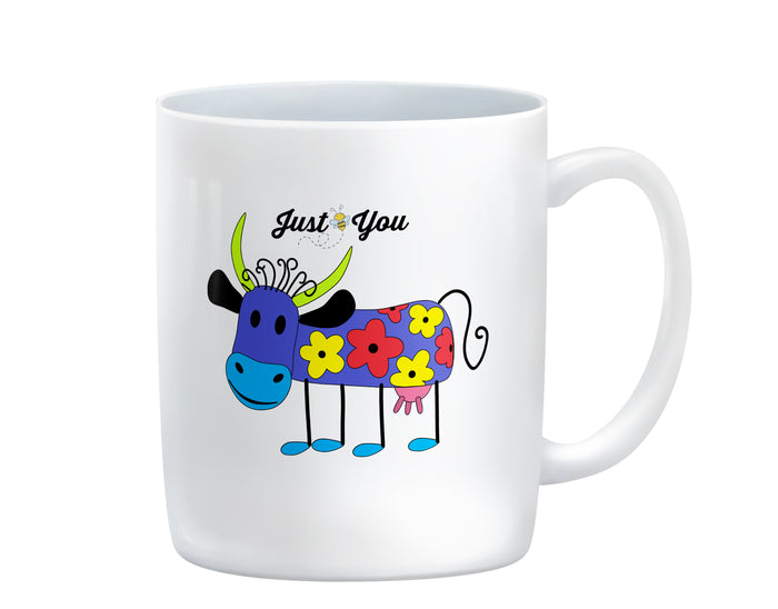 Purple Cow Just B You Coffee Mug