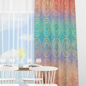 Ombre Boho Window Curtains