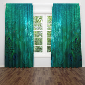 Peacock Window Curtains