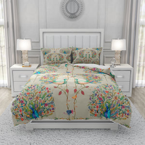  Peacock Comforter, Or Duvet Cover ,Pillow Shams
