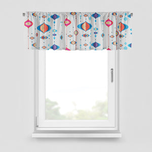 Mid Century Modern Ornamental Window Curtains