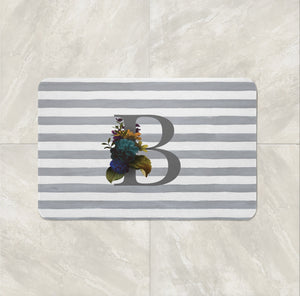 Personalized Monogram bath mat