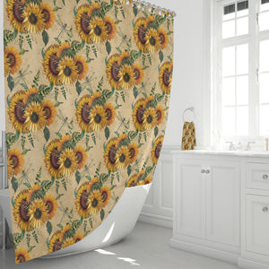 Country Sunflower Shower Curtain Bath Towel Bath Mat Build a Set