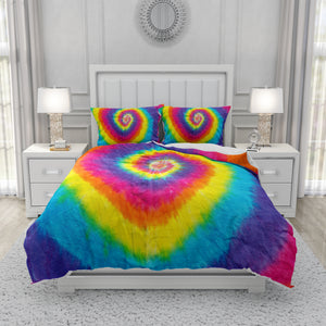 Tie Dye Bedding Set Comforter or Duvet Cover, Twin, Full, Queen, King,