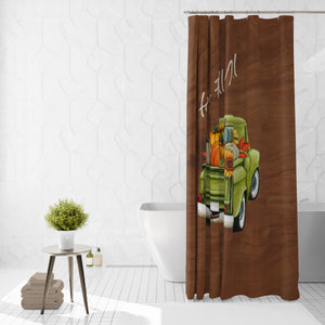 Old Truck Fall Shower Curtain