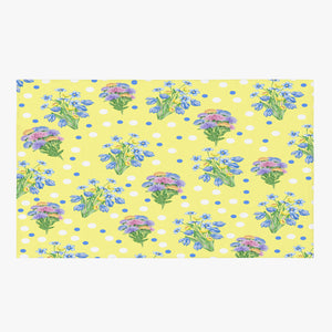 Yellow Frontier Floral Rug