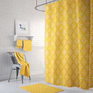 Sunshine Daisy  Shower Curtain Options Bathroom Decor